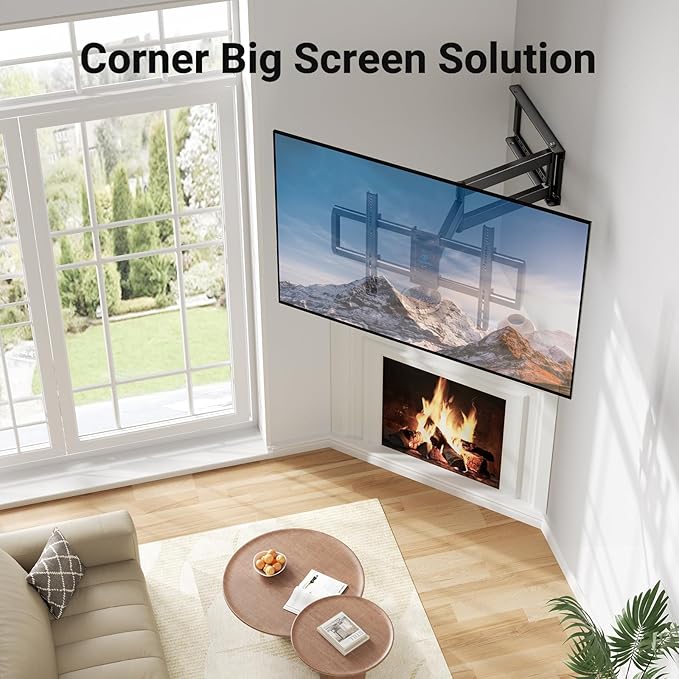 PERLESMITH Long Arm TV Wall Mount Full Motion - Image 5