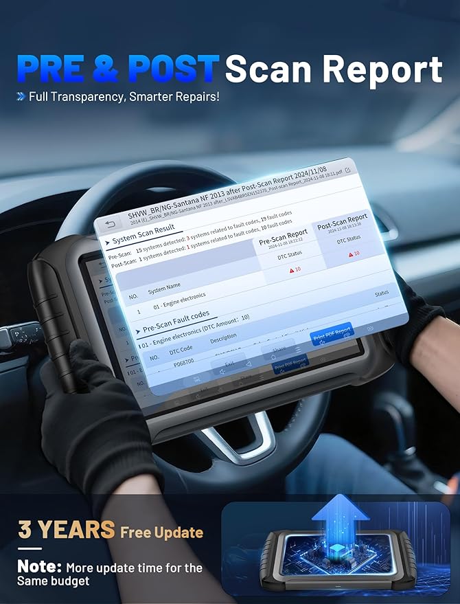 XTOOL IP919 PRO Scan Tool, ECU Pr0gramming Car OBD2 Scanner - Image 6