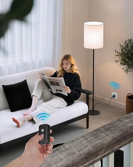 Black Remote Control Outlet, WILAWELS Wireless Remote On Off Switch - Image 9