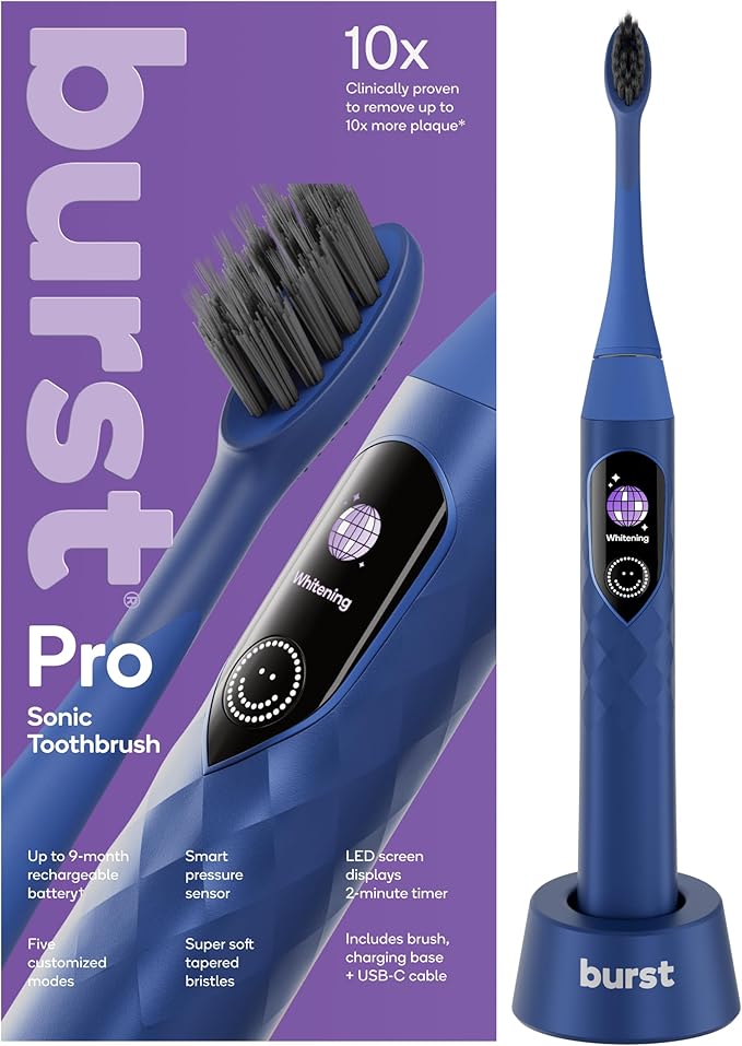 Burst Pro Sonic Advanced Electric Toothbrush by BURST