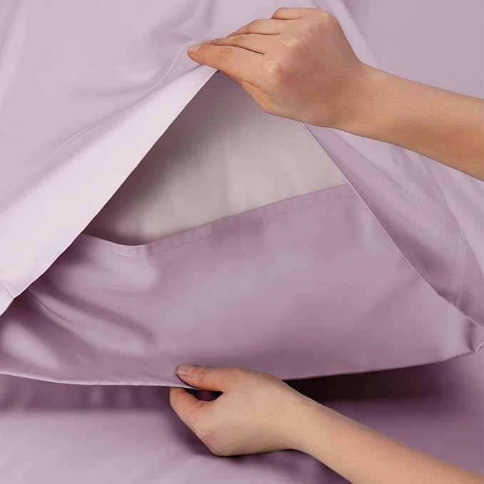 Bedsure Cooling Sheets Twin XL, Rayon Derived from Bamboo, Breathable & Soft - Image 5