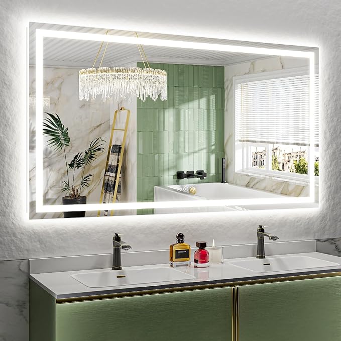 YEELAIT 66x36 Inch LED Bathroom Mirror by YEELAIT