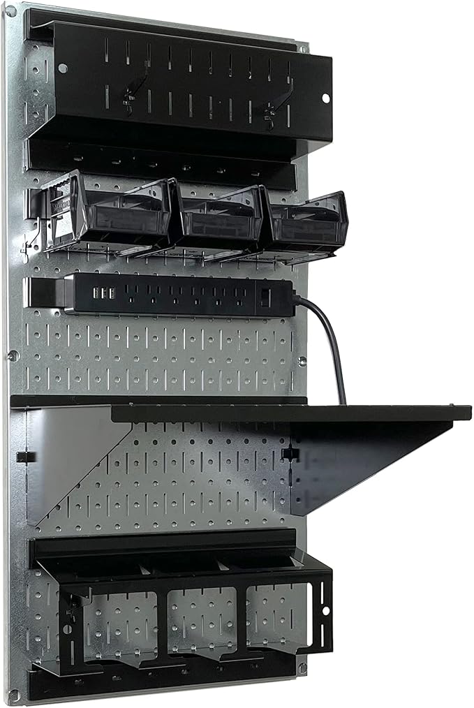 Wall Control Power Tool Storage Organizer Kit Cordless Drill Holder Charging - Image 2