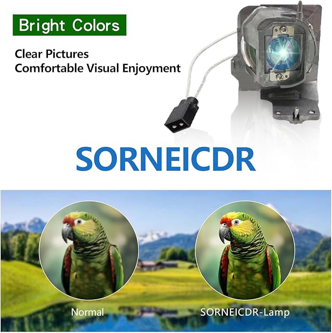 SORNEICDR BL-FU200E / SP.7EH01GC01 Replacement Projector Lamp Bulb Compatible - Image 3
