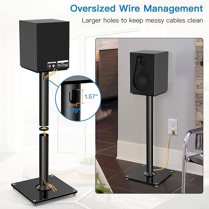 PERLESMITH Universal Floor Speaker Stands - Image 3