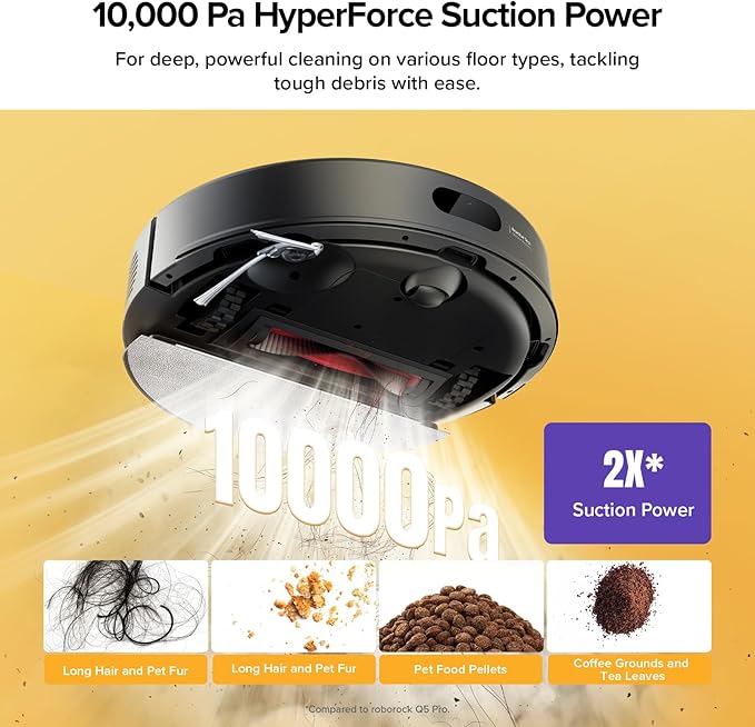roborock Q7 M5+ Robot Vacuum and Mop, Upgraded from Q5 Max+, 10000Pa Suction - Image 3