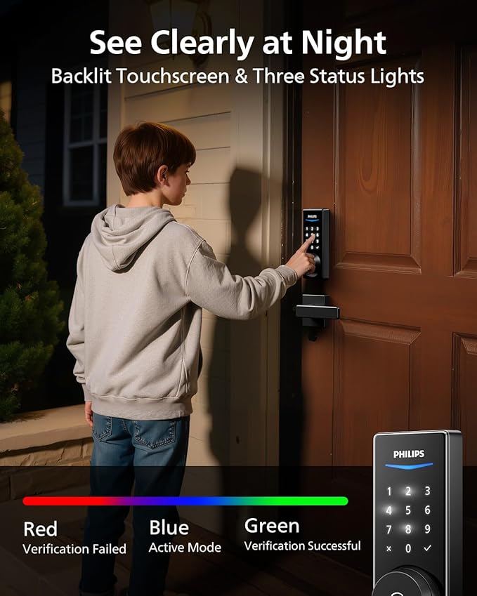 Philips Built-in WiFi Smart Lock, Keyless Entry Door Lock - Image 6