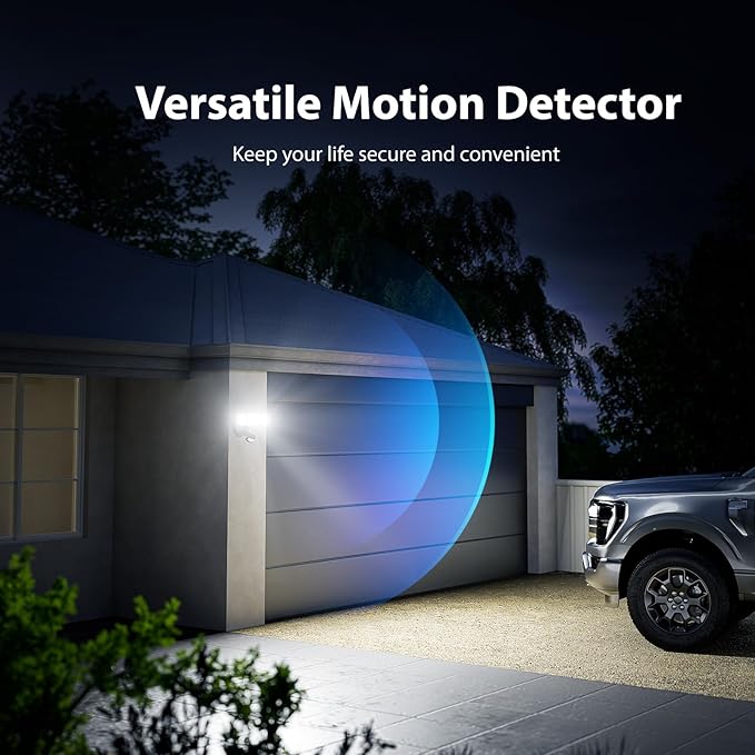 Onforu 2 Pack 75W LED Motion Sensor Outdoor Lights, 7000LM Dusk to Dawn Outdoor - Image 5