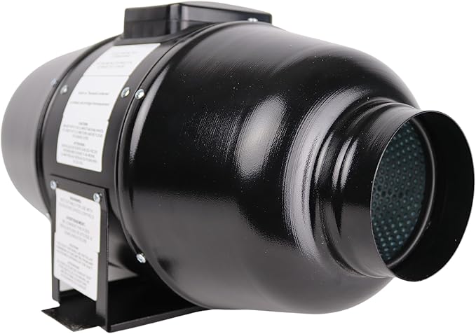 VENTS-US TT Silent M 125-5" Inline Duct Fan Includes Two-Speed Switch by VENTS-US