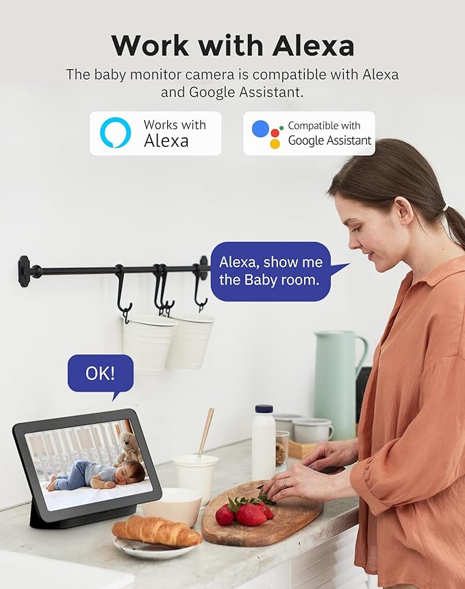 Hugolog 2K 3MP Indoor Pan/Tilt Security Camera - Image 8