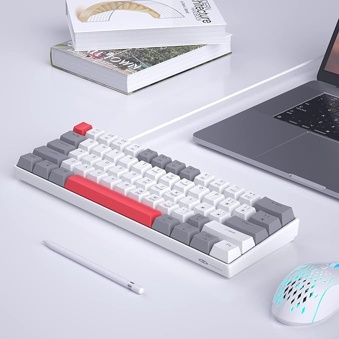Camiysn 60% Mechanical Gaming Keyboard, Mixed Color Keycaps Gaming Keyboard - Image 7