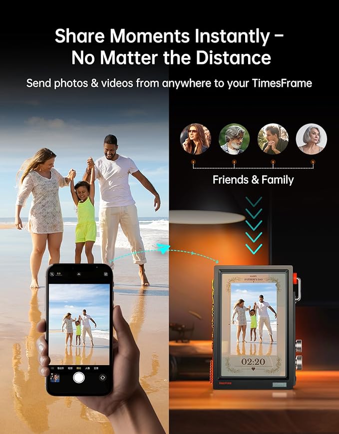 Divoom TimesFrame – 10.1" WiFi 6 Digital Picture Frame & Smart Desk Display - Image 3