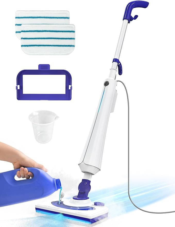 Steam Mops for Floor Cleaning, 1300W Floor Steamer by HawKamUS