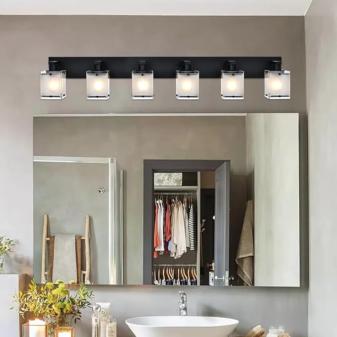 WINSHEN Bathroom Vanity Light Fixture, 6-Lights Modern Vanity Lighting Over - Image 5