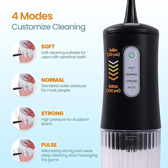 Cordless Water Flosser for Teeth Cleaning Pick - Image 5