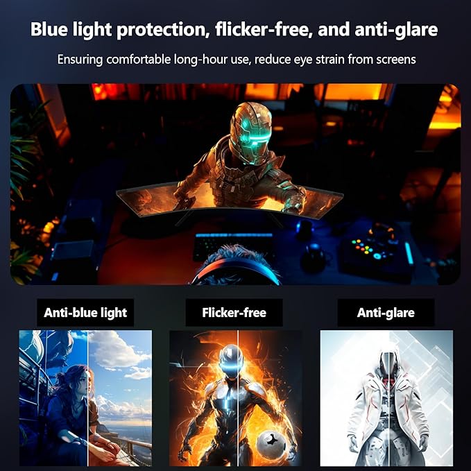 Z-Edge 27 inch Curved Gaming Monitor, FHD 1080P 240Hz 280Hz Curved 1500R - Image 7