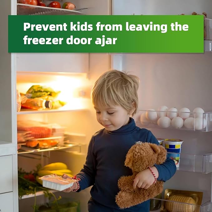 Freezer Door Alarm 2 Pack, Refrigerator Door Alarm When Left Open, Close Door - Image 6