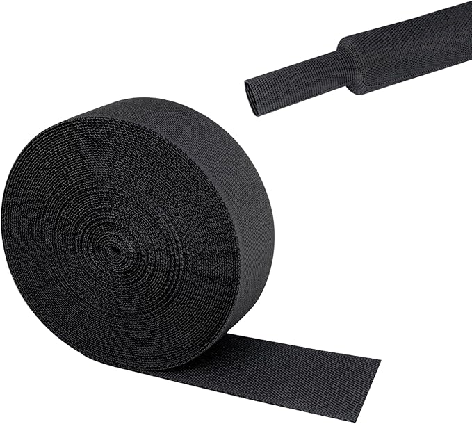 Sonoreboom 2 in 1 Heat Shrink Braided Sleeving Fabric Tubing-Ideal fit by Sunnarepoon