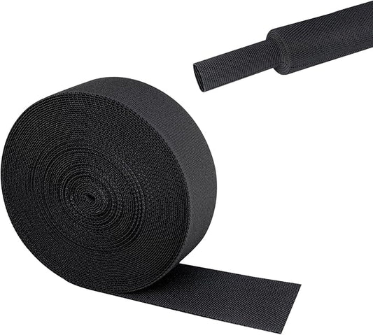 Sonoreboom 2 in 1 Heat Shrink Braided Sleeving Fabric Tubing-Ideal fit by Sunnarepoon