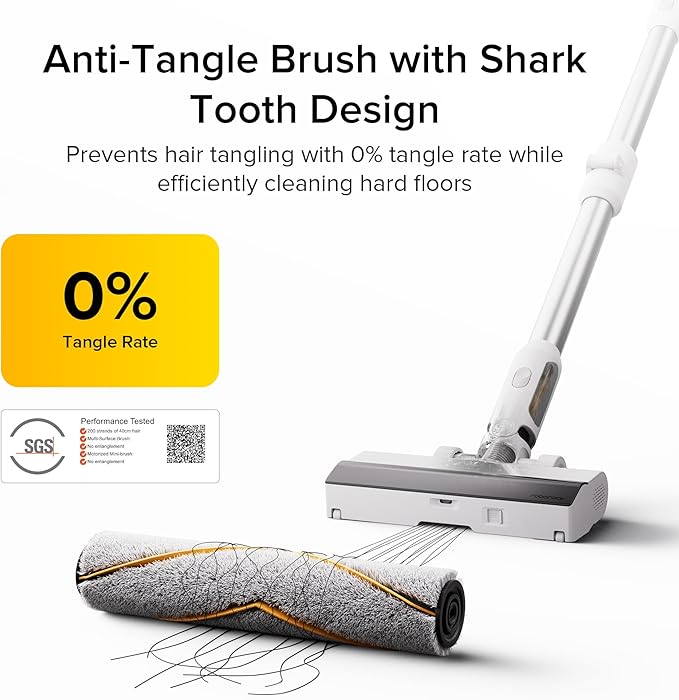 roborock H60 Cordless Stick Vacuum Cleaner, 115AW Suction Power, 60-Min Runtime - Image 3