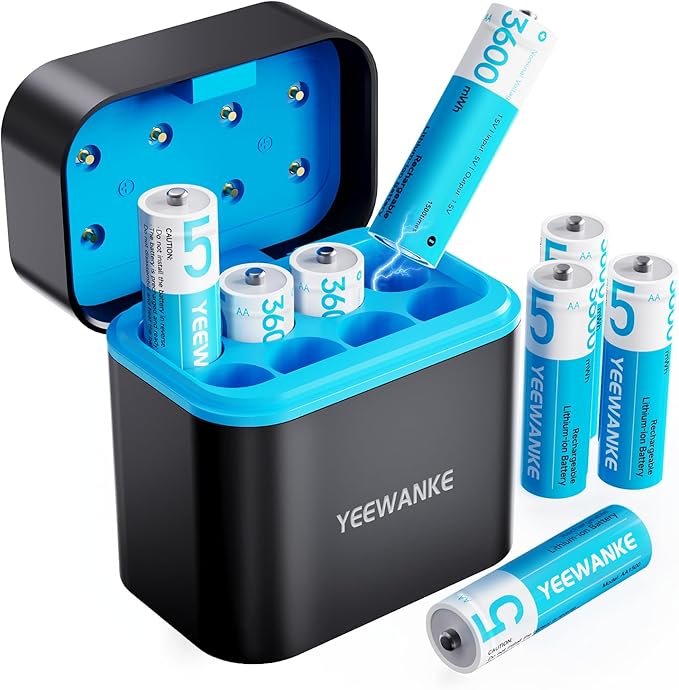 yeewanke Rechargeable AA Batteries by yeewanke