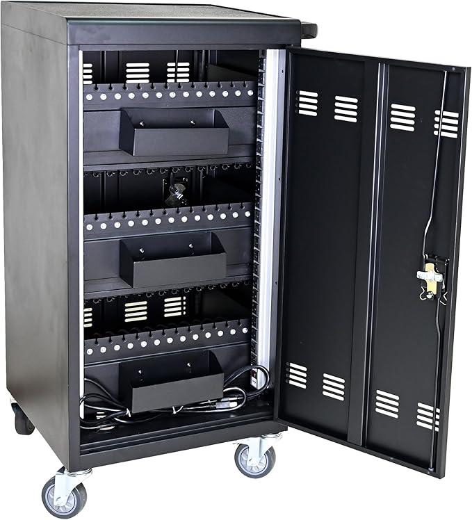TIOPLY Laptop Charging Cart, 45 Device Tablet Storage Carts - Image 8
