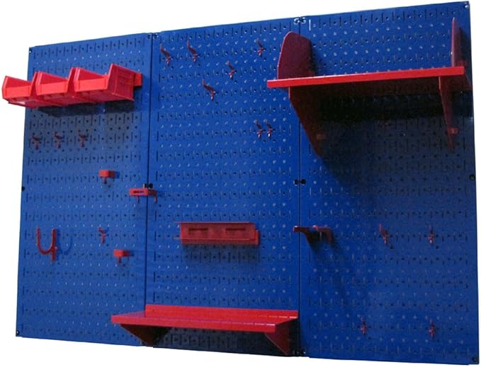 Wall Control Pegboard Organizer 4 ft. Metal Pegboard Standard Tool Storage Kit - Image 2