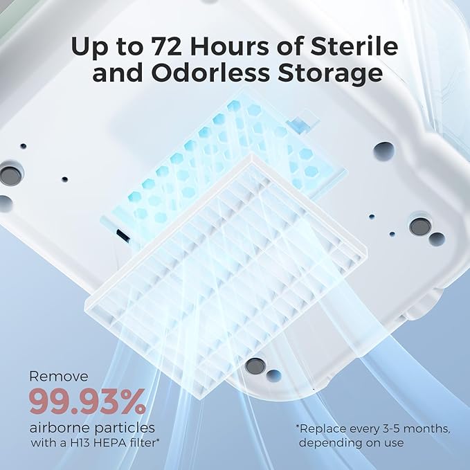 Momcozy KleanPal Pro Baby Bottle Washer, Sterilizer & Dryer - Image 8