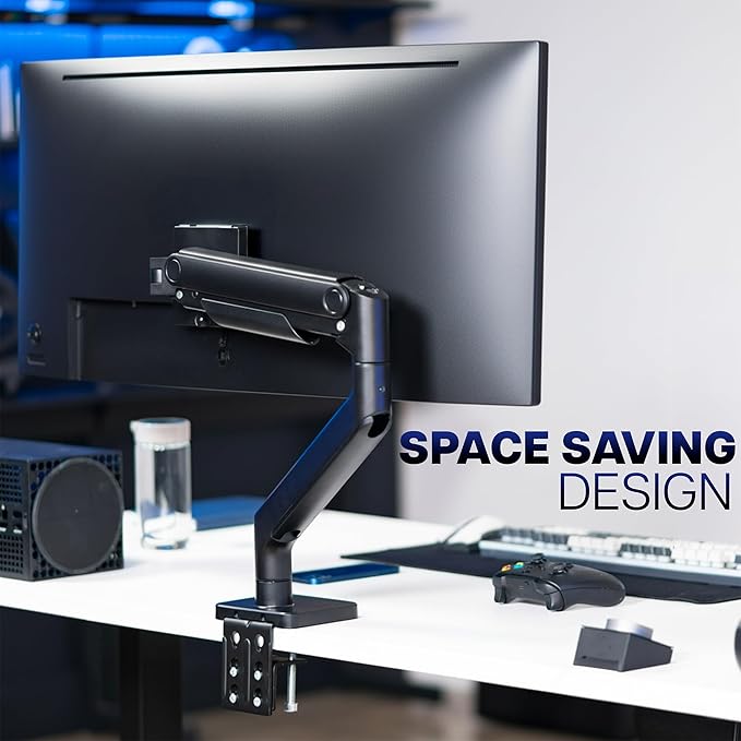 VIVO Heavy Duty Aluminum Ultrawide Monitor Tension Arm - Image 8