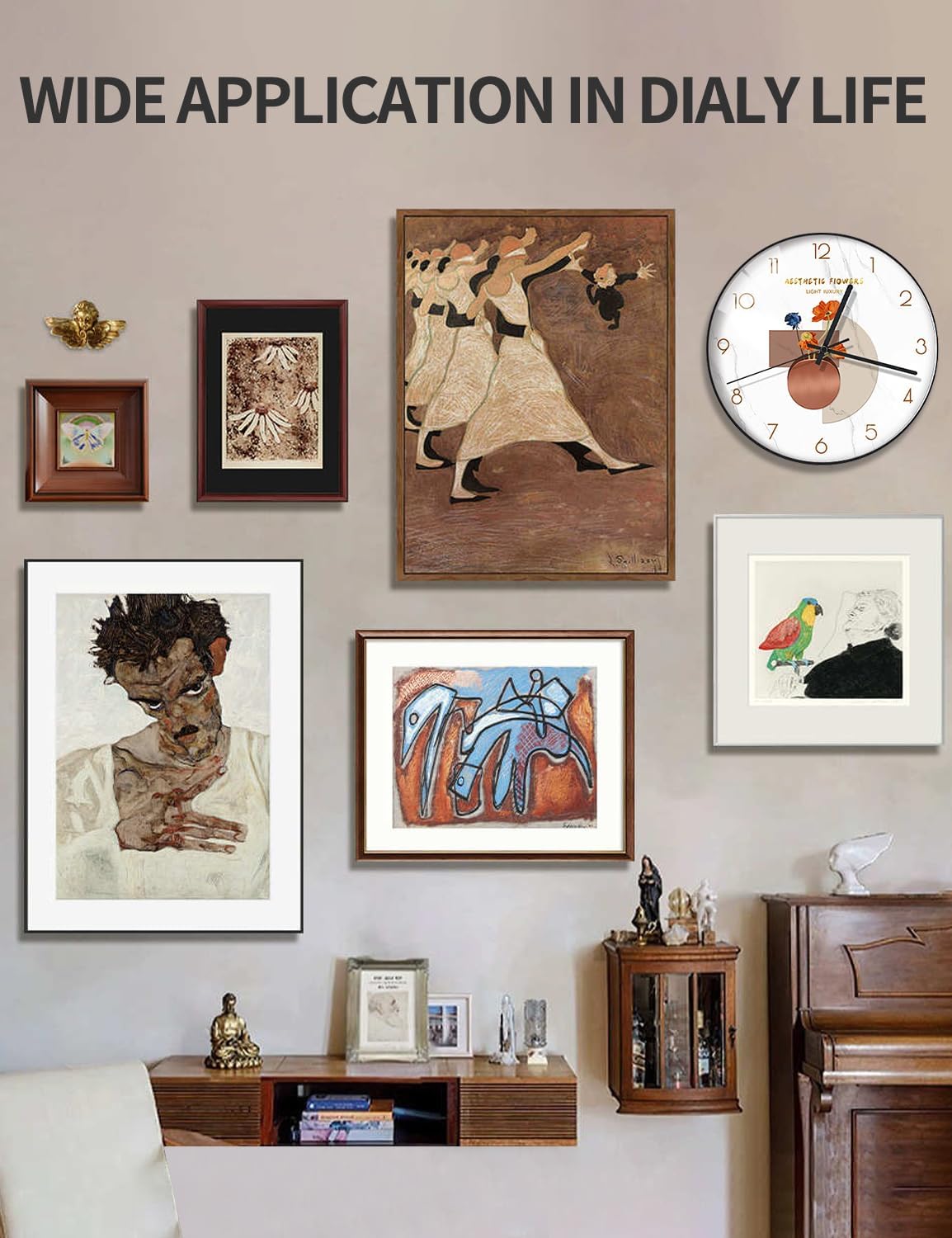 60 Pack Sawtooth Picture Hangers Small & Heavy Duty Kit | 2 Sizes for Photo Frame Hooks, Art, Paintings, Canvas, Frames, Wall Decor, and Picture Hanging Hardware Gold