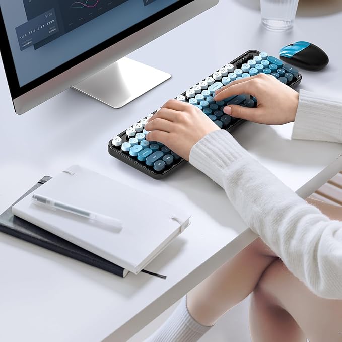 MOFII Wireless Keyboard and Mouse Combo, Full Size 2.4G Plug and Play - Image 6