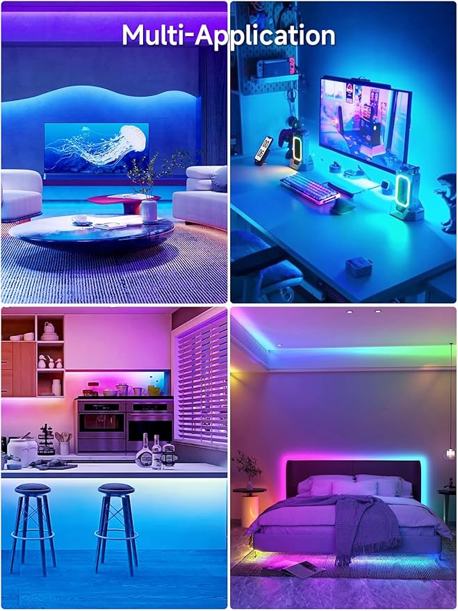 KANTUTOE TV LED Lights, 13.1ft LED Lights - Image 6