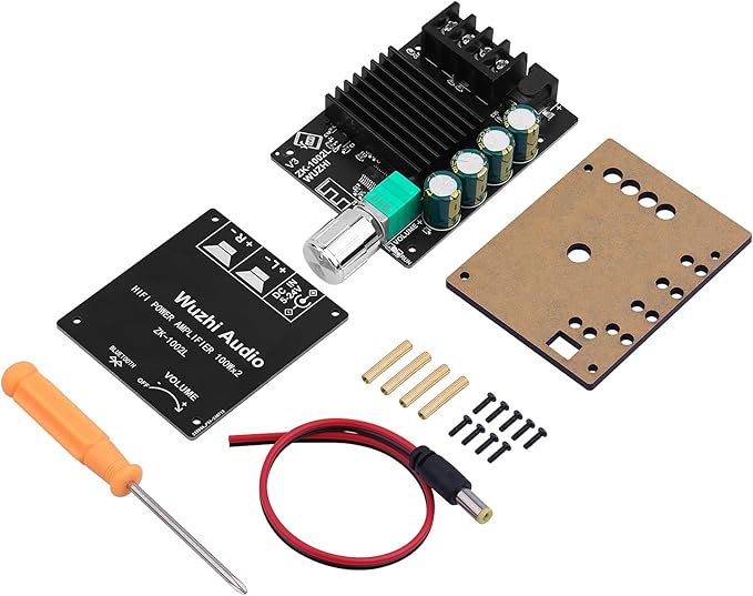 Audio Amplifier Board, ZK-502C Mini Bluetooth Amp Receiver 2.0 Channel 50W x 2 - Image 7