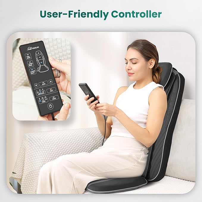 Snailax Christmas Gifts for Dad, Mom Shiatsu Back Massager - Image 5