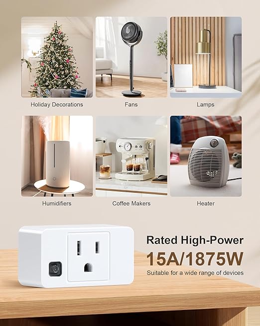 Wireless Remote Control Outlet, 200FT Long Range Remote Light Switch, Mini - Image 7