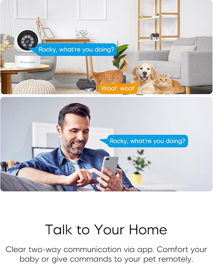 VSTARCAM WiFi Camera Indoor Wireless, 1080P - Image 6