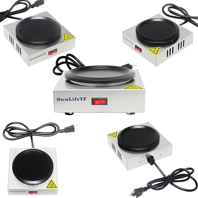 Commercial Coffee Warmer, 60W 176℉ Single Burner Decanter Warmer Plate - Image 9