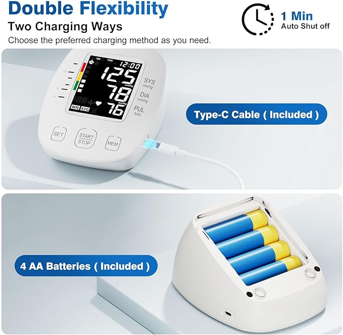Blood Pressure Monitors for Home use, Automatic Digital BP Machine, Adjustable - Image 7