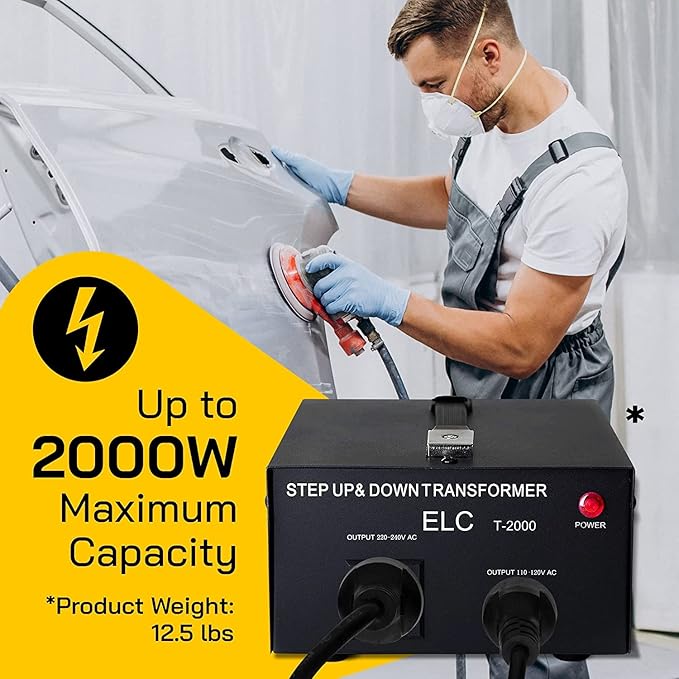 ELC T Series 2000+ Watt Voltage Converter Transformer - Image 4