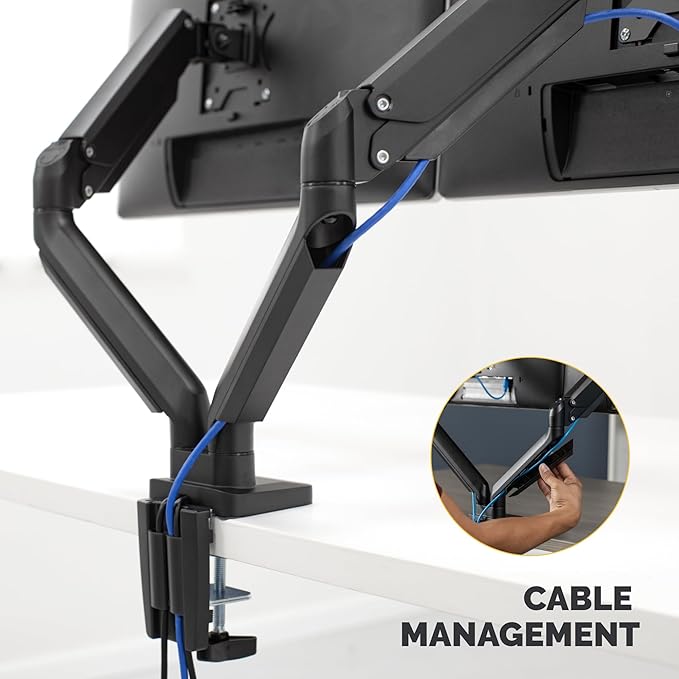 Fellowes Platinum Series Dual Monitor Arm - Image 6
