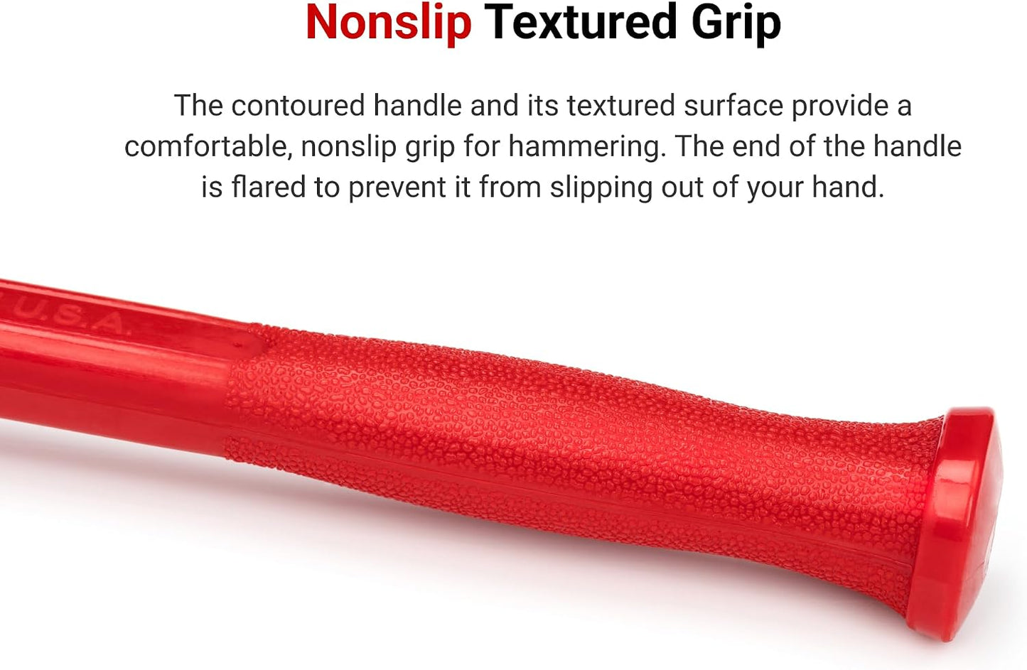 TEKTON 32 oz. Dead Blow Piston Hammer | HDB30032 | Made in USA