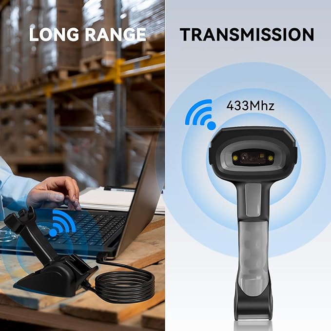 Alacrity Long-Range Scanning Industrial Barcode Scanner, 1D/2D Symbologies - Image 4