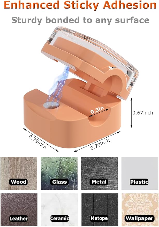 Magnetic Cable Clips, Adjustable Cord Holder Management, Adhesive Wire Keeper - Image 4