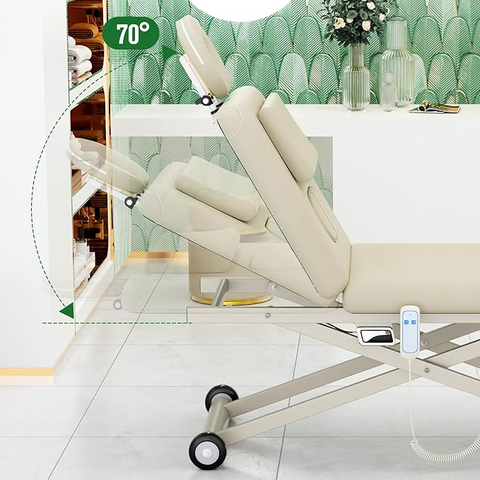Electric Massage Table, Electric Lift Motor Height adjustable and Manual - Image 5