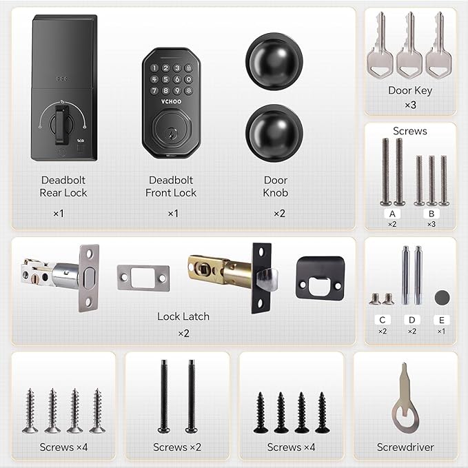 VCHOO Keyless Entry Door Lock - Image 9
