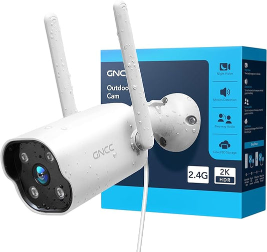 GNCC Outdoor Camera, 2K Cameras by GNCC