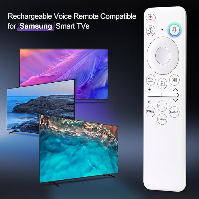 Voice Rechargeable Remote for Samsung-Smart-TV-Remote-Control, Replacement - Image 2