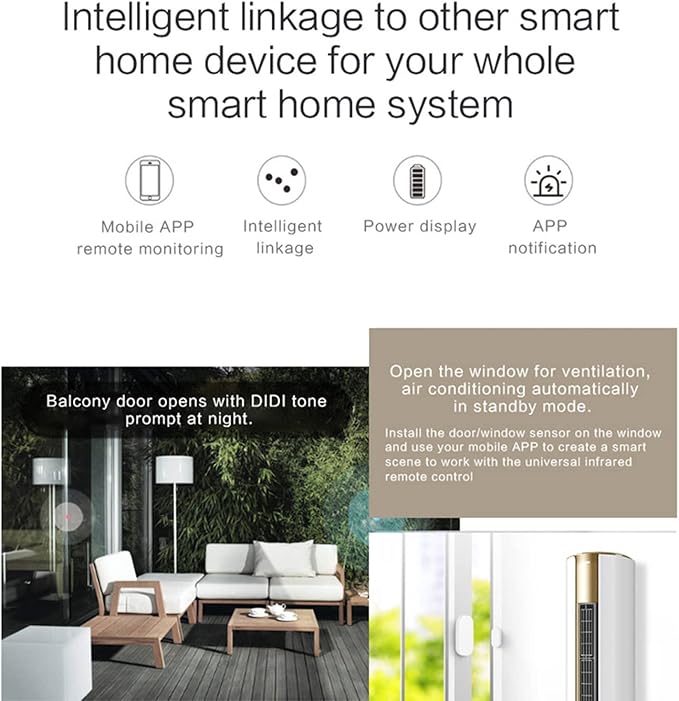 WiFi Door Sensor: Smart Door Open/Closed Detectors, Wireless Window Sensor - Image 4