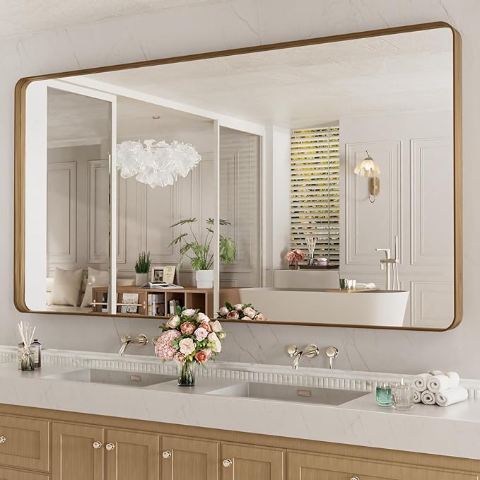 LOAAO 72X36 Inch Bathroom Mirror by LOAAO