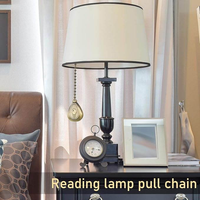 Patelai 4 Pieces Ceiling Fan Pull Chain Extender Ornament 12 Inch Ceiling Pull - Image 4